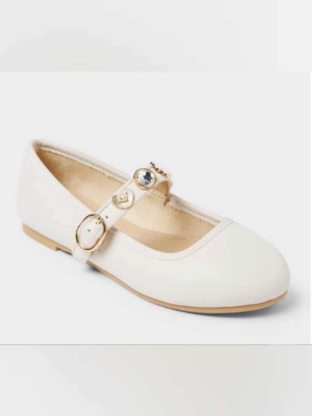 Cat & Jack Kids' Marla Charm Ballet Flats